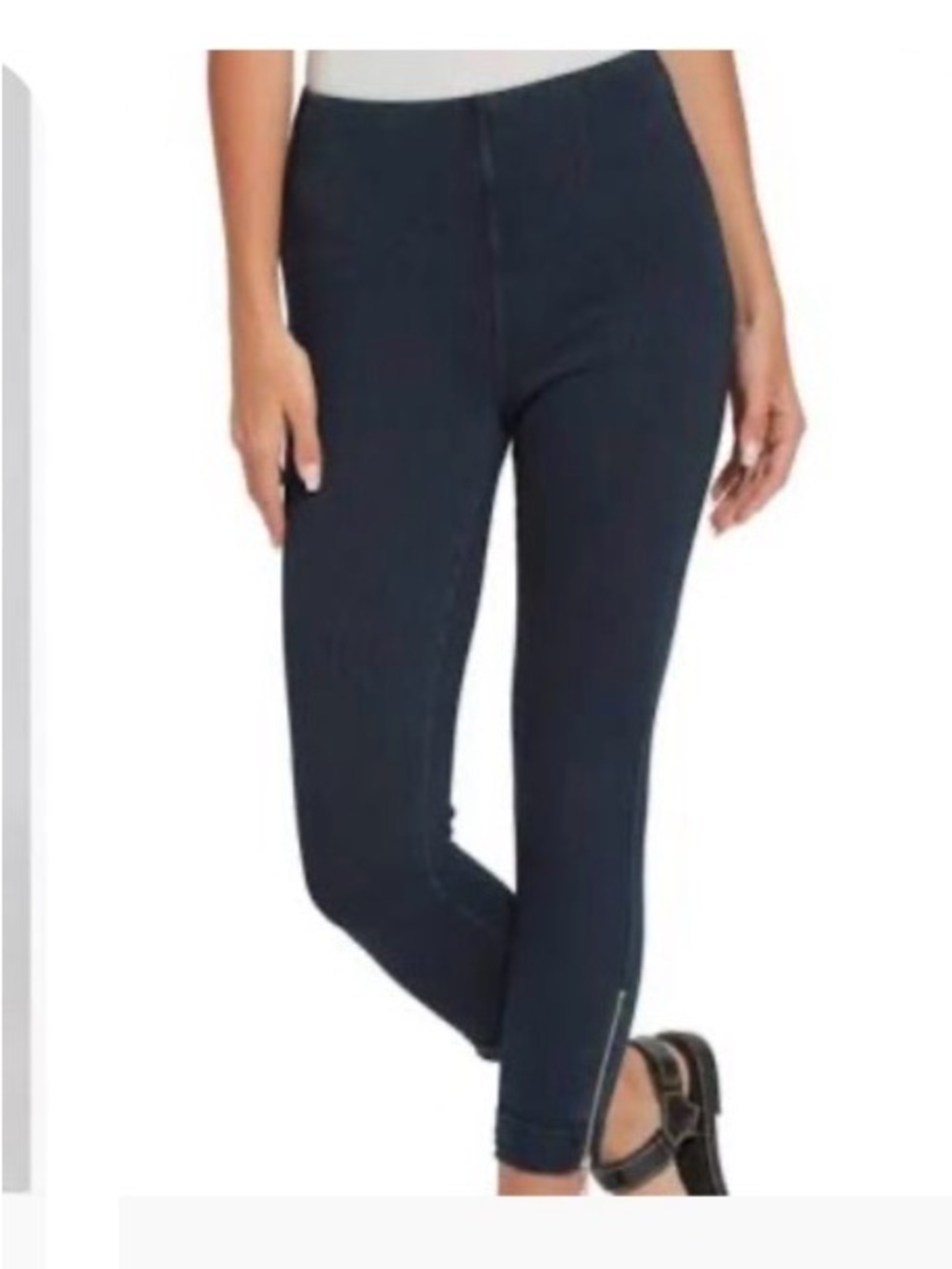 Lysse Dark Navy Slim Cropped Ankle Jeans